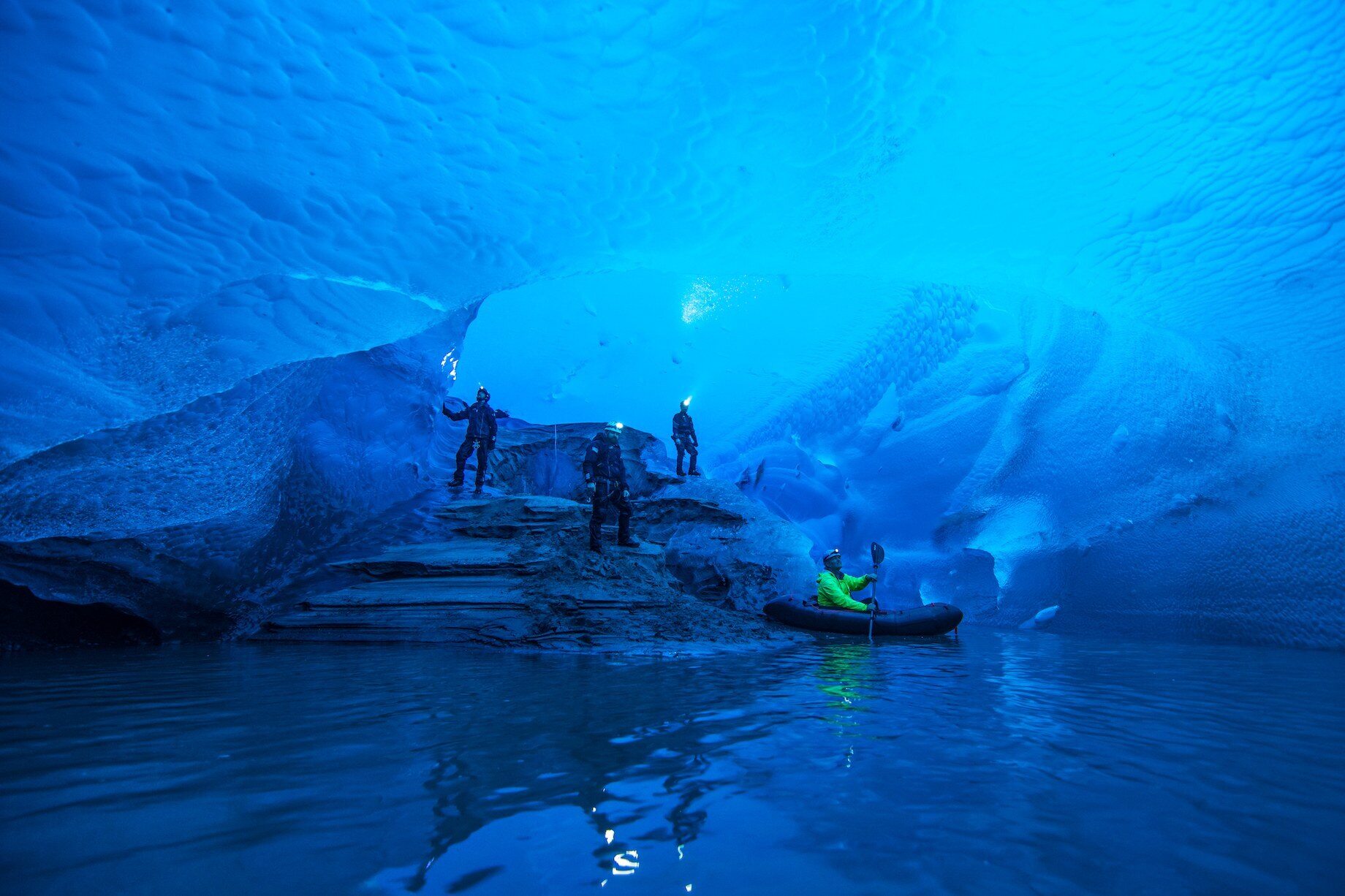 Mysterious-Blue-Ice-Tunnels-Beneath-Alaska mysterious-blue-ice-tunnels-beneath-alaska
