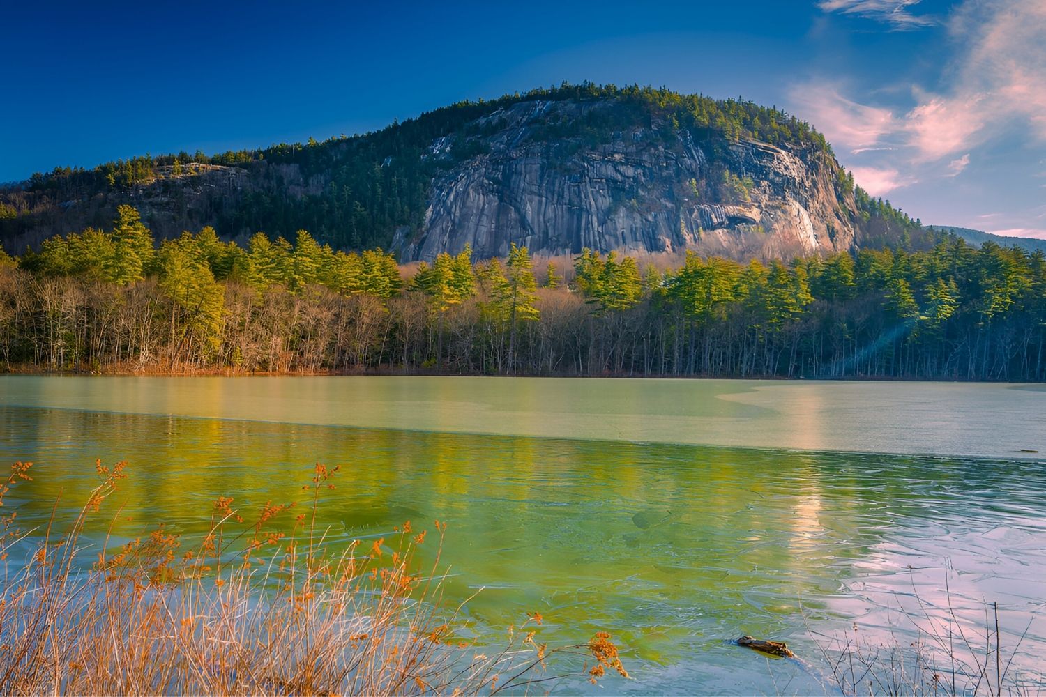 new-hampshires-secret-echo-lake-beach-with-mountain-views