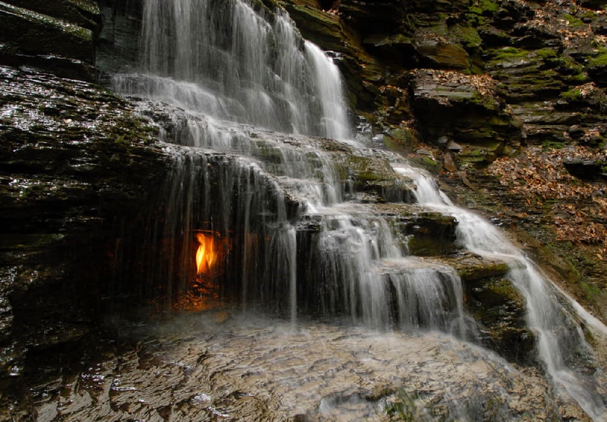 New-York8217s-Secret-Flame-Behind-A-Waterfall new-yorks-secret-flame-behind-a-waterfall