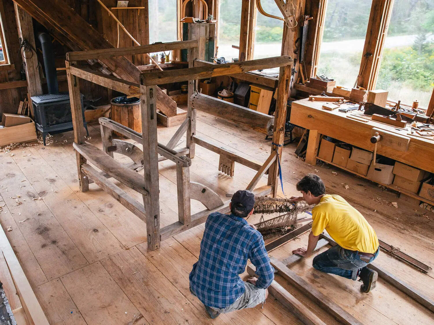 Secret-Antique-Loom-Workshops-Of-Lowell-Hidden-Textile-Tool-Restoration-Studios secret-antique-loom-workshops-of-lowell-hidden-textile-tool-restoration-studios