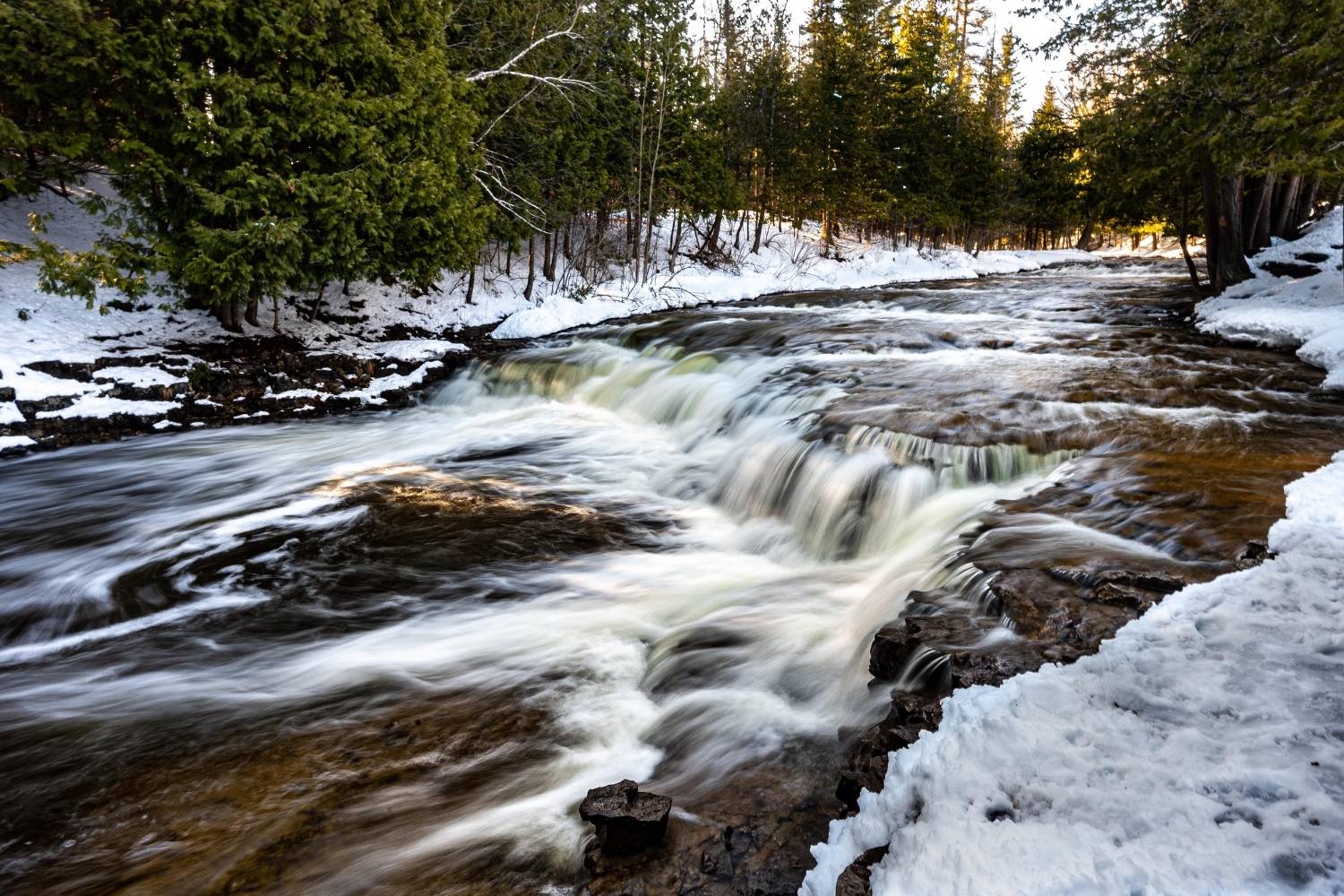 Secrets-Of-Michigan8217s-Ocqueoc-Falls-Springs secrets-of-michigans-ocqueoc-falls-springs