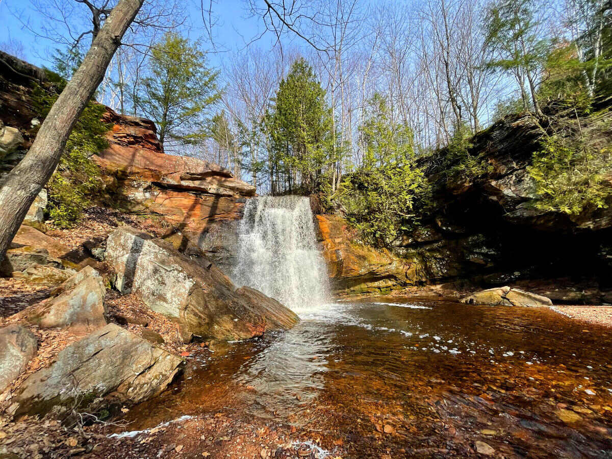 Hidden-Waterfalls-Of-Michigan8217s-Hungarian-Falls hidden-waterfalls-of-michigans-hungarian-falls