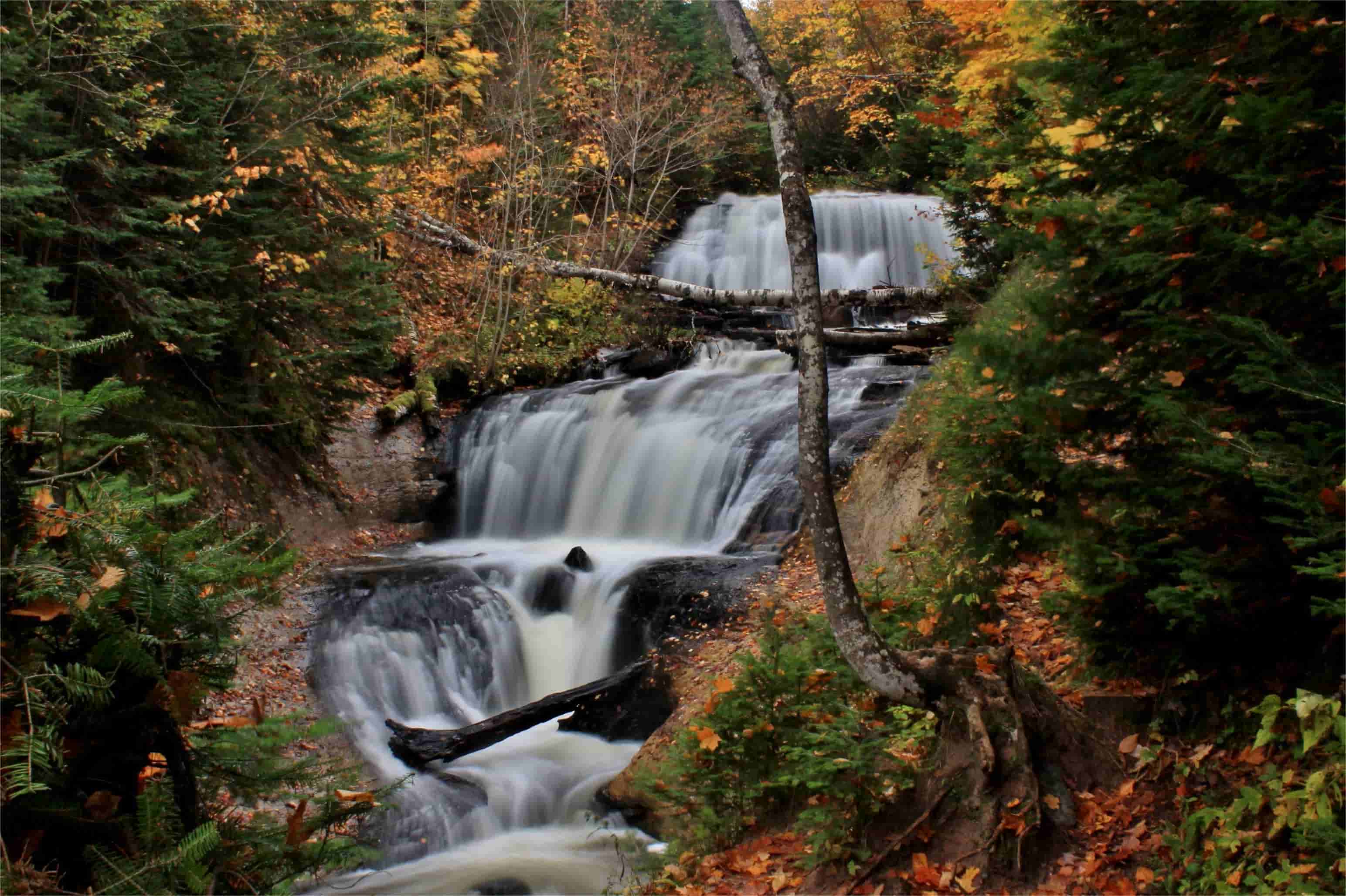 Hidden-Waterfalls-Of-Michigan8217s-Sable-Falls hidden-waterfalls-of-michigans-sable-falls