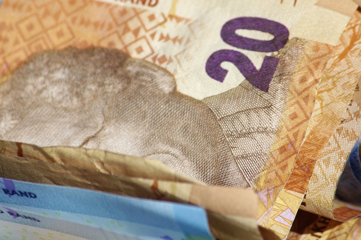 A 20-dollar South African Rand