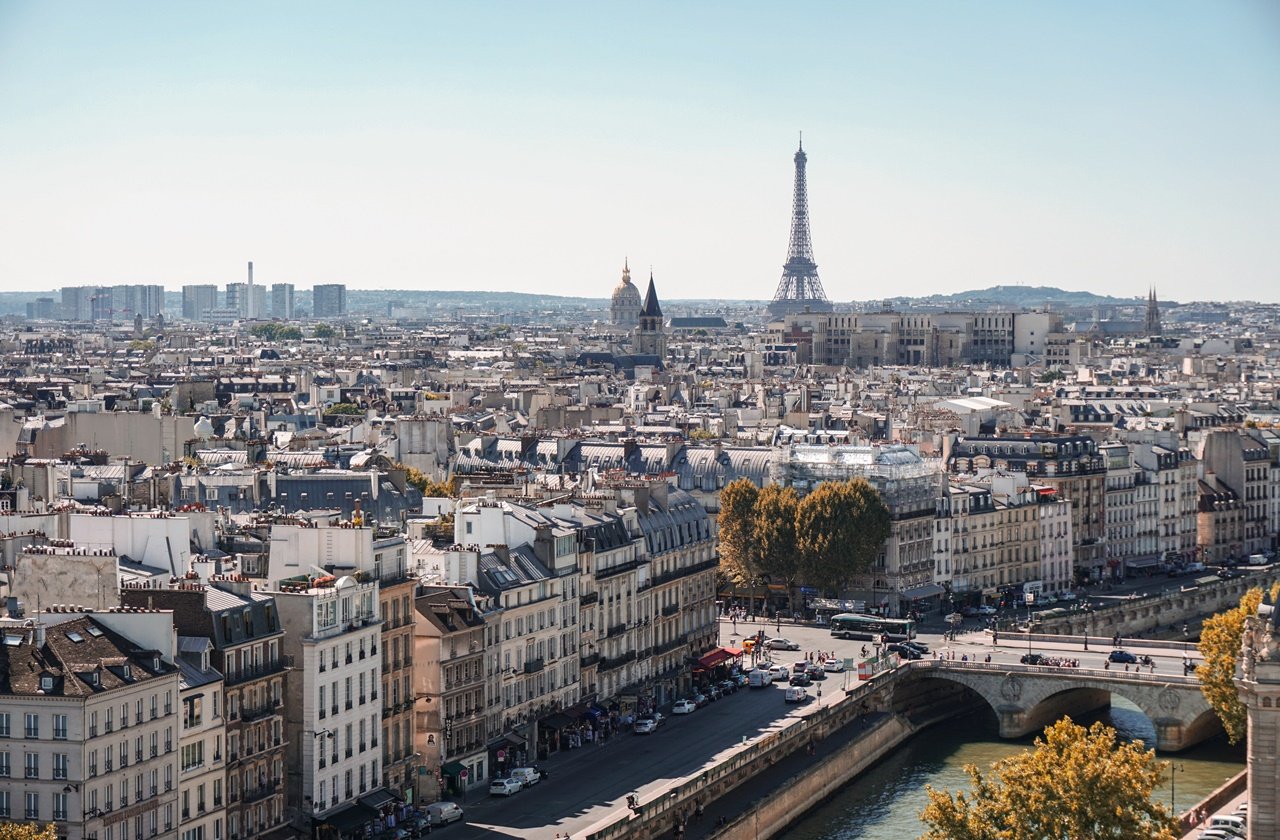 Paris Aerial view of Paris