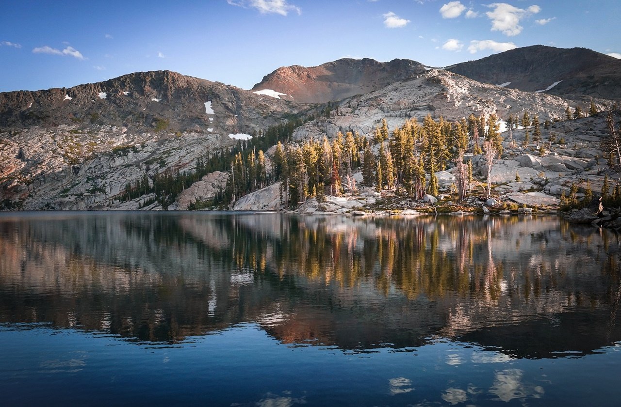 View of the mountains from Lake Tahoe