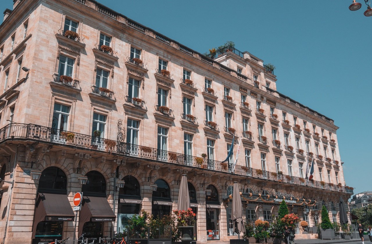 InterContinental Bordeaux Hotel Front view of the InterContinental Bordeaux Hotel