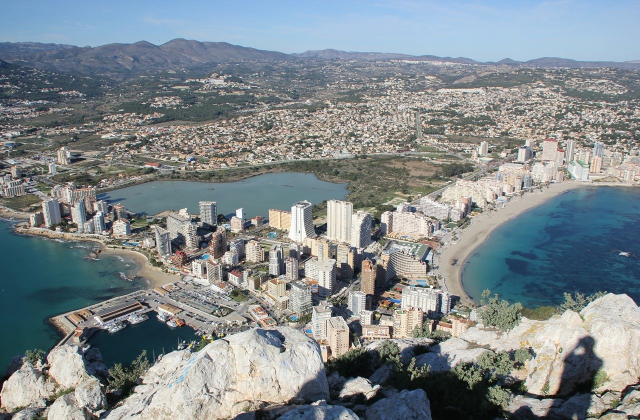 Top view of Alicante