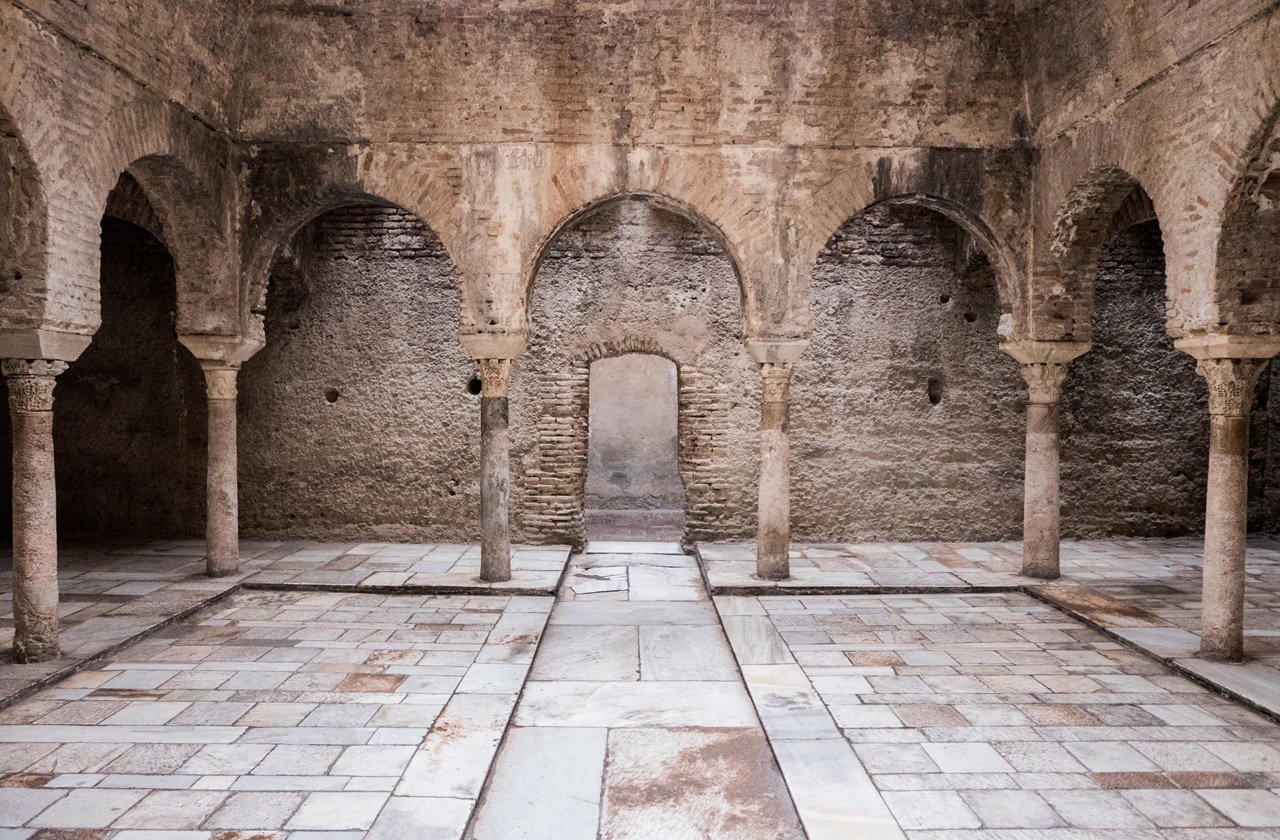 El Banuelo, one of the best well-preserved Arab Baths in Granada