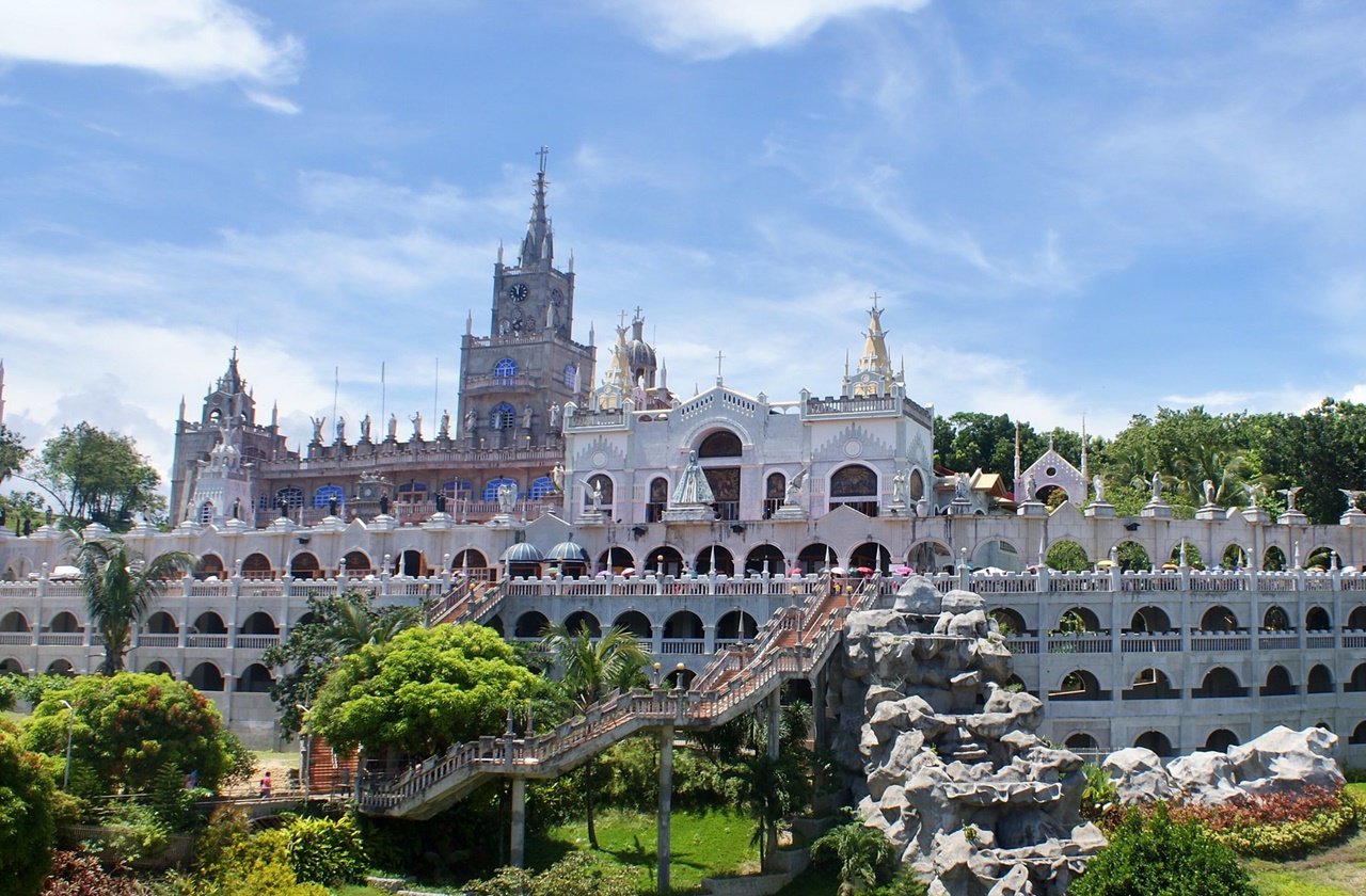 Exterior view of Simala shrine in cebu