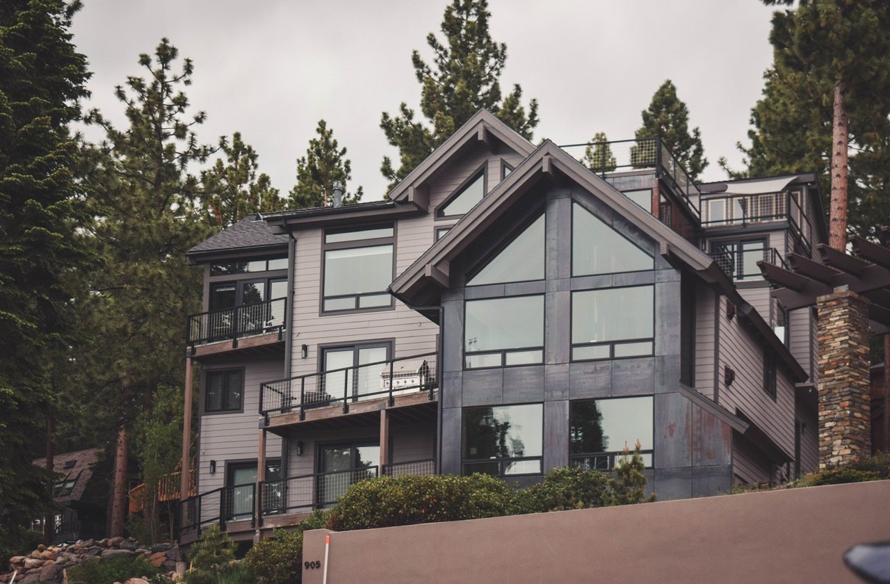 Exterior of a lakehouse