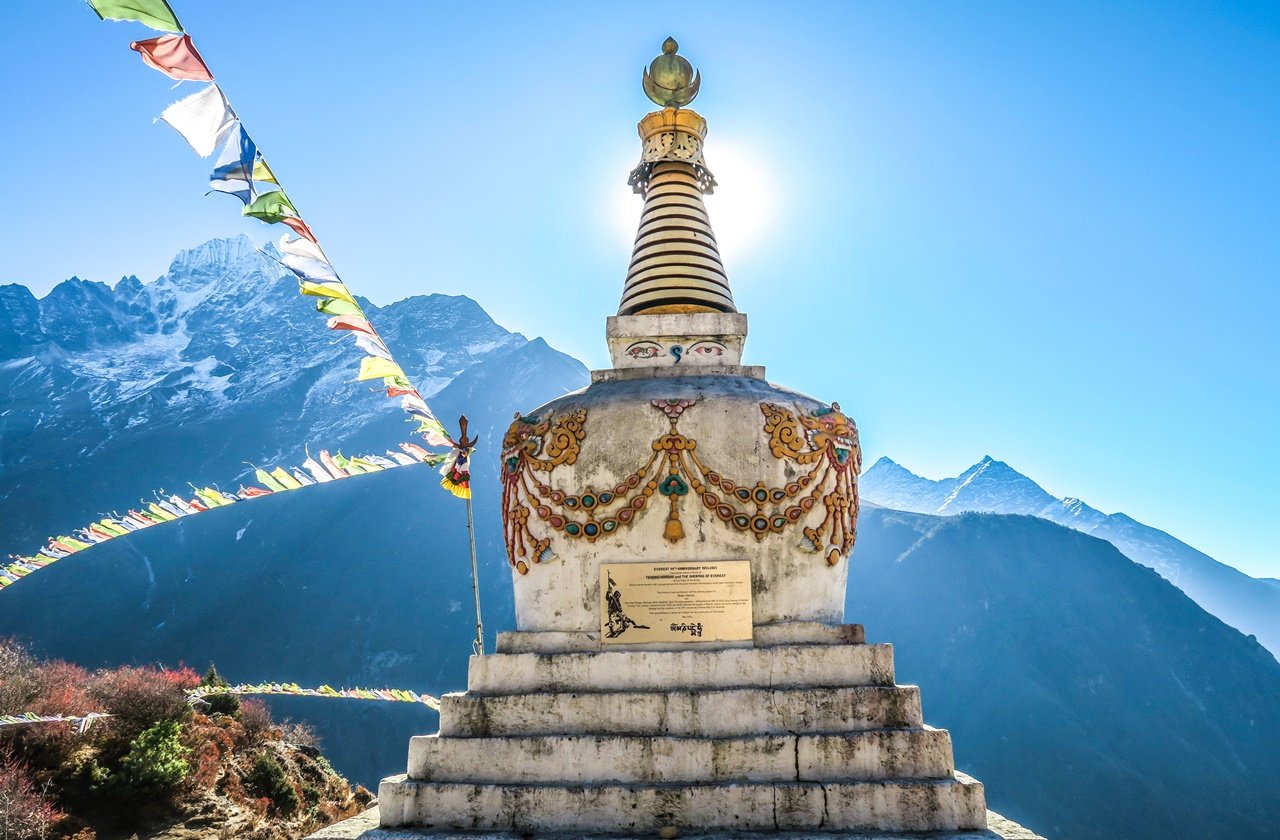 Stupa Stupa in Namche Bazar Nepal