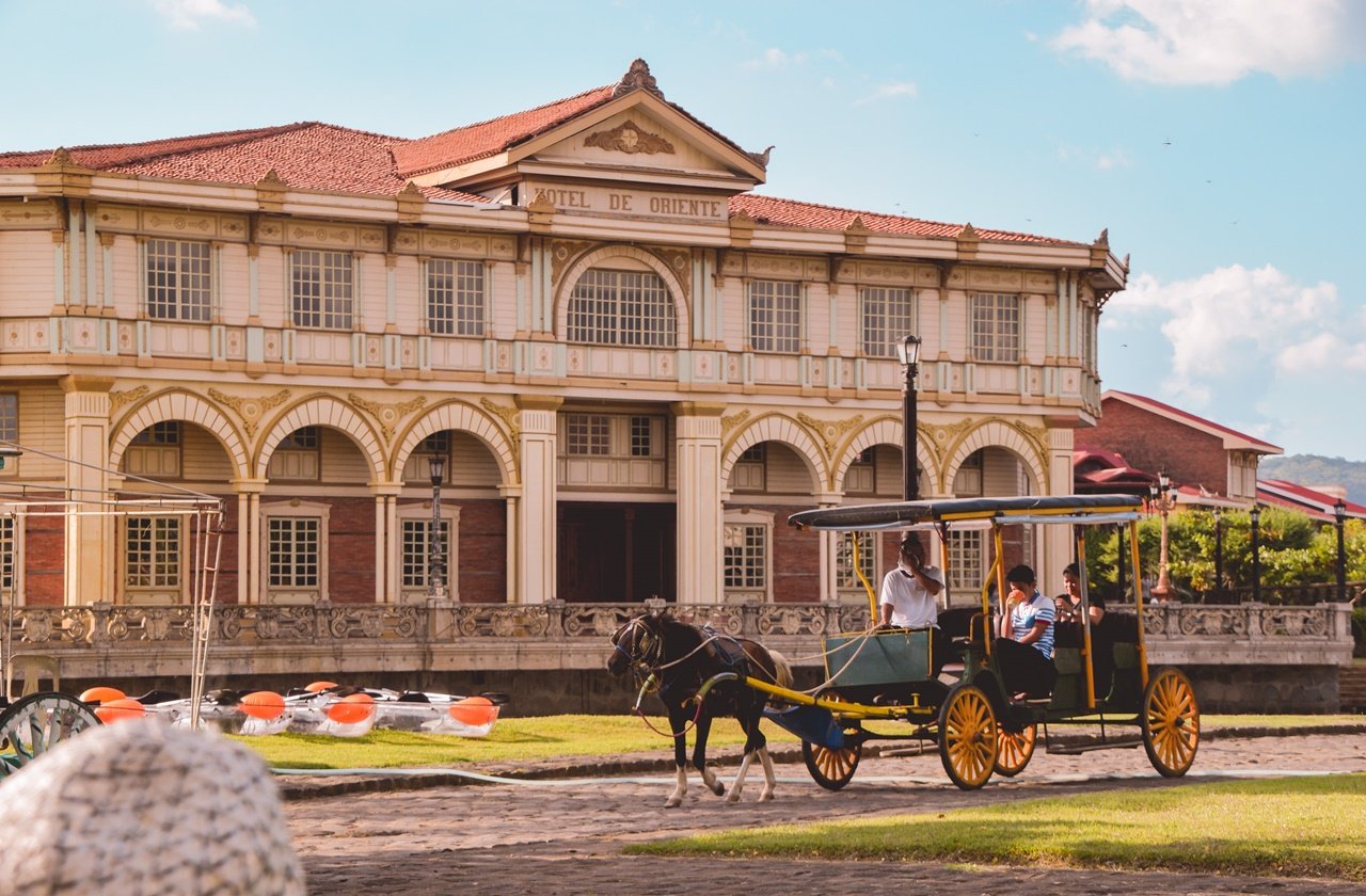 Traditional Spanish-style building in the Philippines