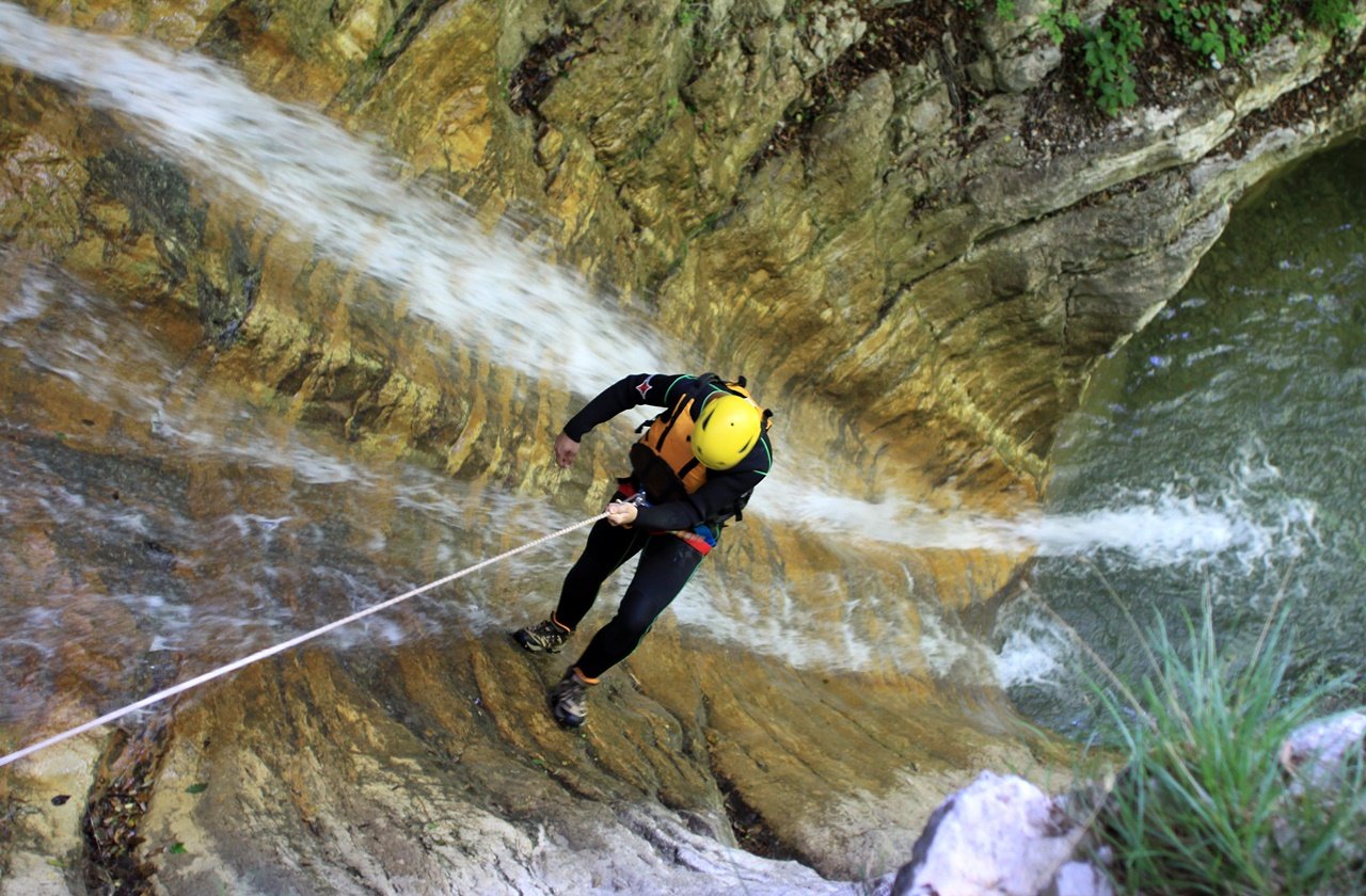 Lake Garda Canyoning down Lake Garda in Italy