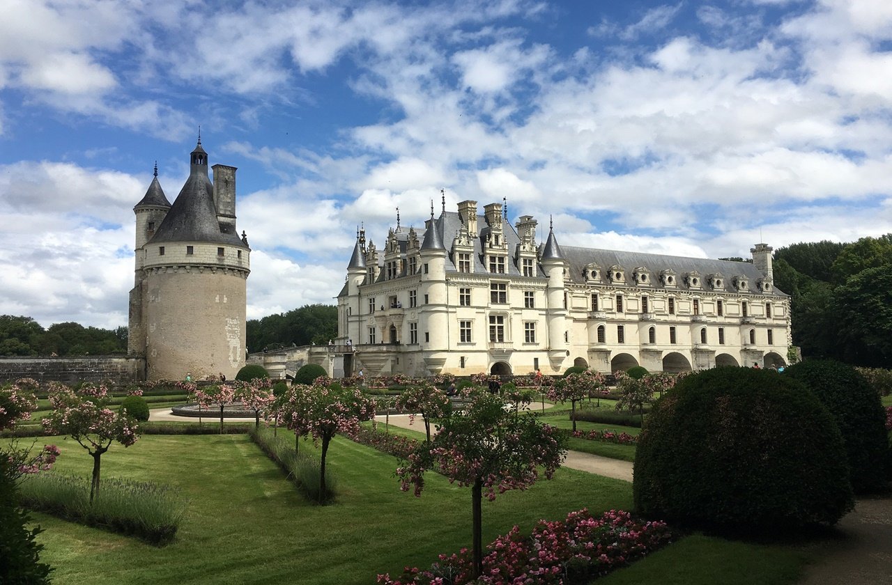 Château de Chenonceau during spring