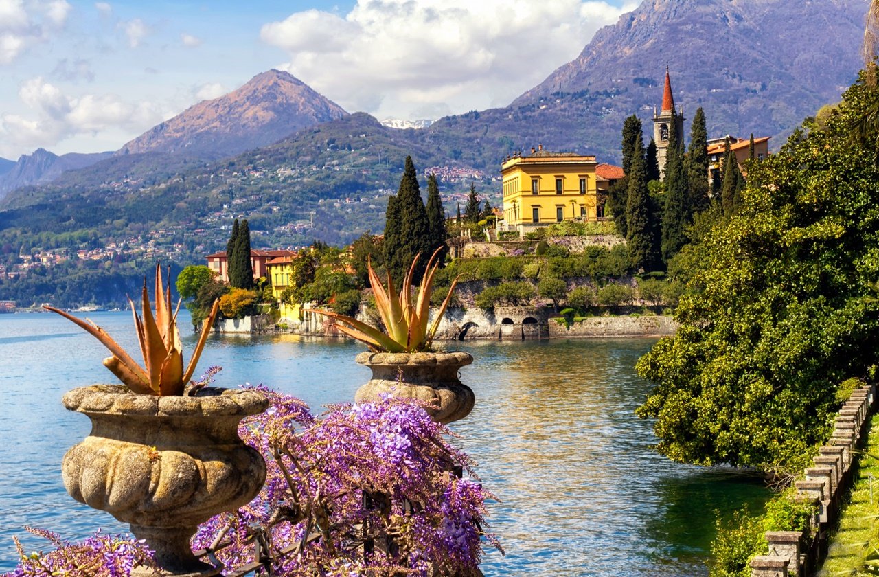 View of Lake Como from Varenna