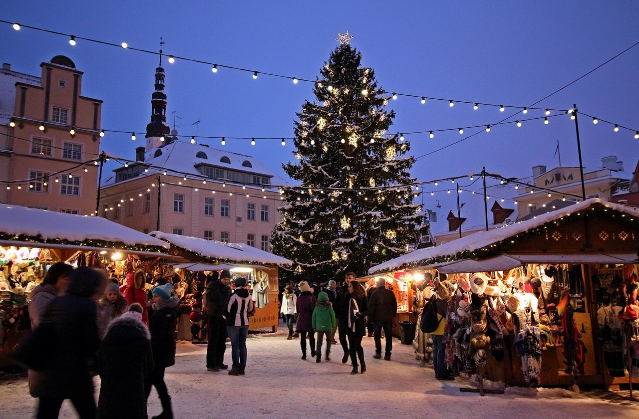 Christmas market in Tallinn