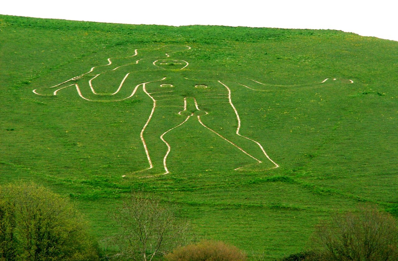 Outline of the Cerne Abbas Giant 