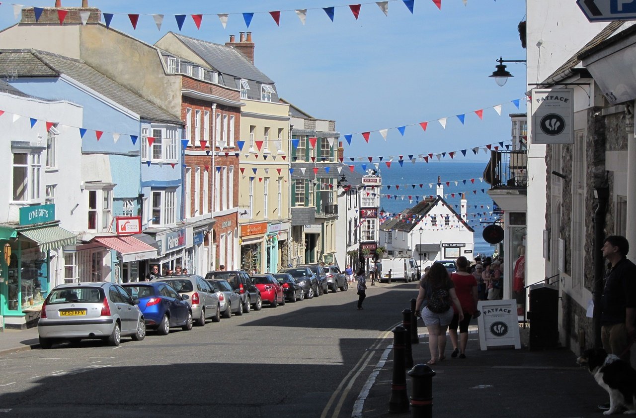 Broad Street in Lyme Regis