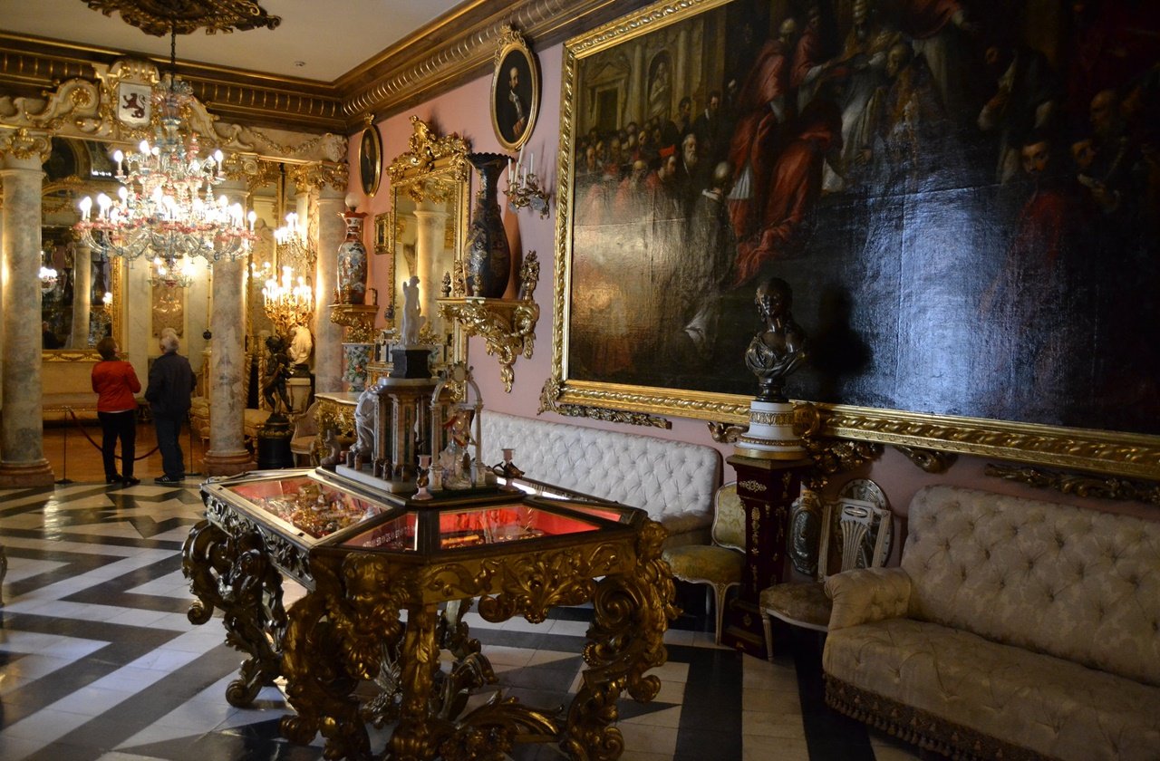 View inside one of the rooms at Museo Cerralbo