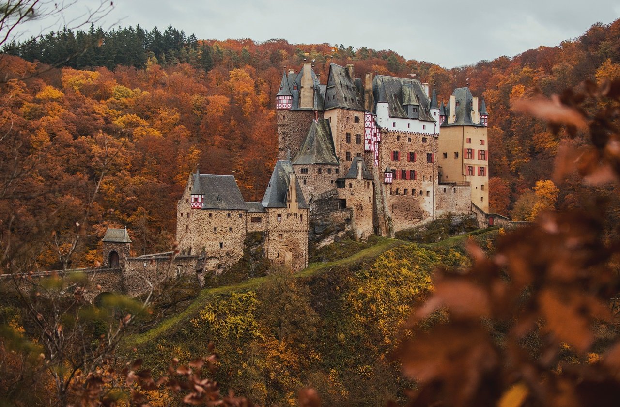 Eltz Castle on an autumn afternoon