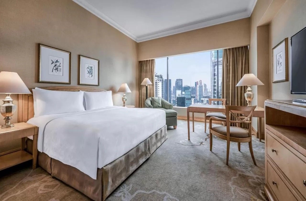 JW Marriott Jakarta Room overlooking the city at JW Marriott Jakarta