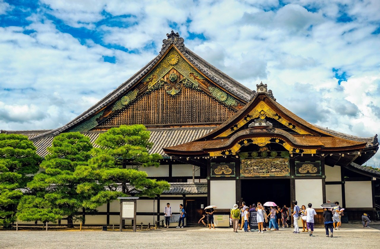 One of the gates in Nijo Castle, the Kyoto residence of the ruling shoguns