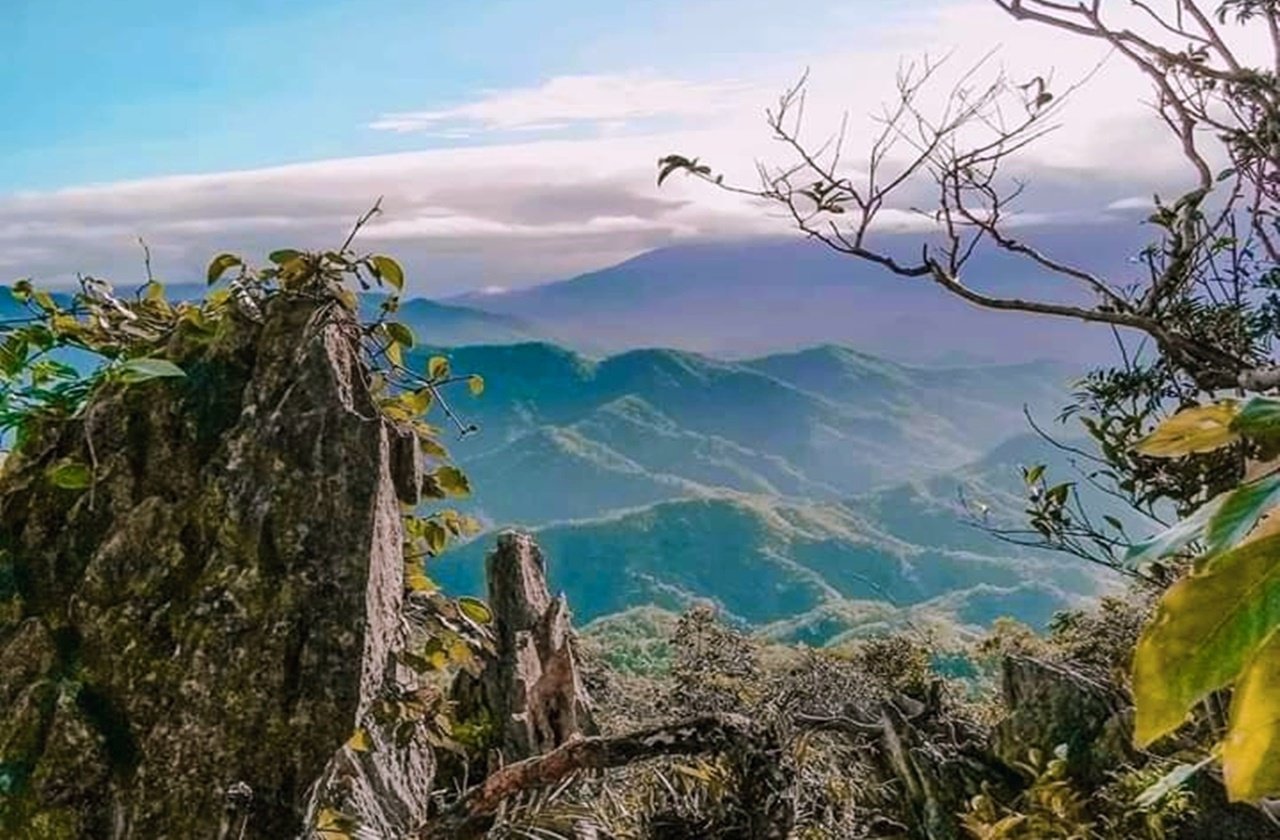 View of the mountains along Mount Daraitan