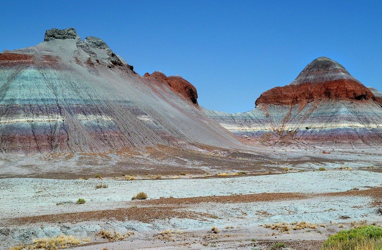 Colorful tepee in Petrified Forest National Park