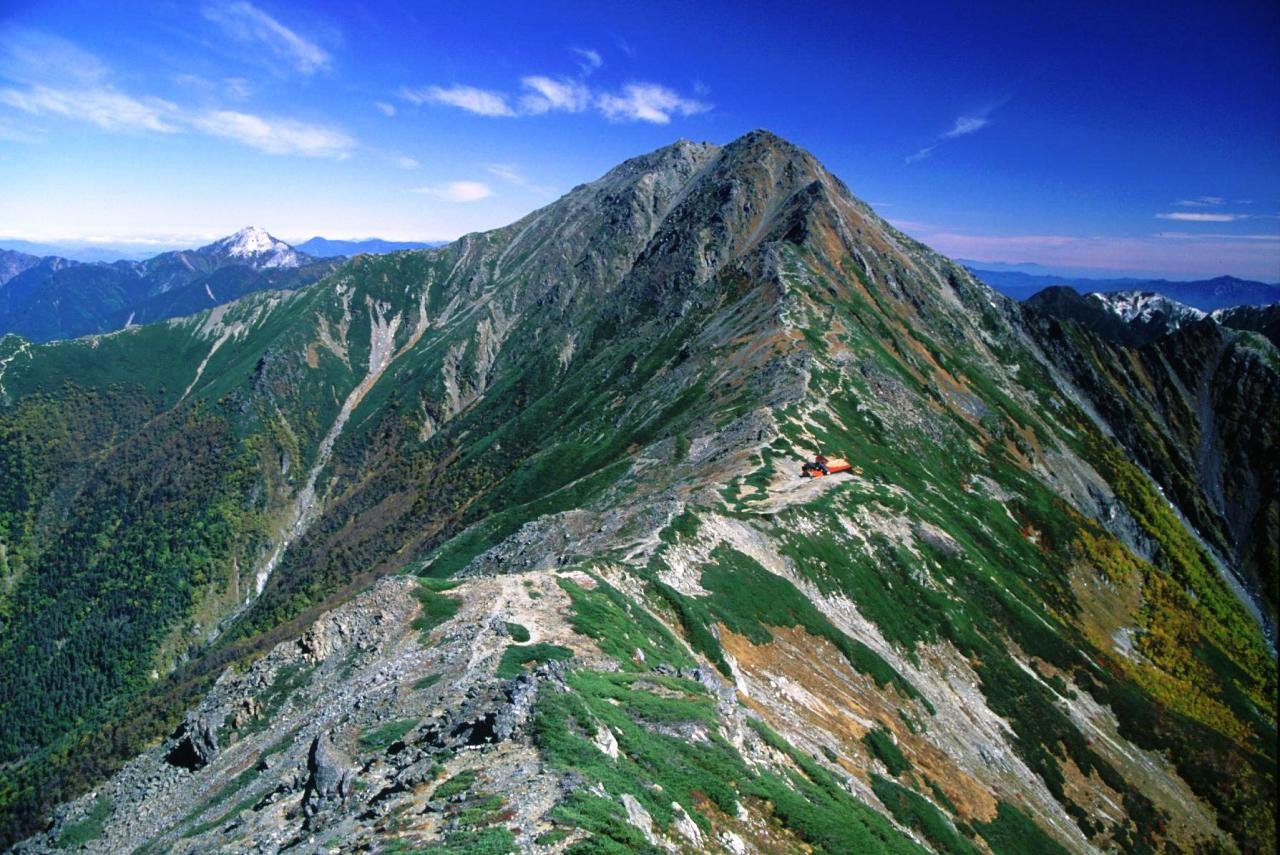 View of Mount Kita from Mount Nakashirane