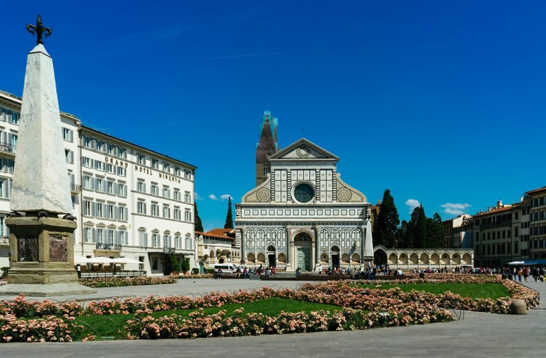 Exterior of the Basilica of Santa Maria Novella