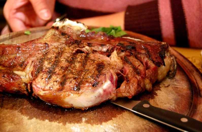 Sink your teeth into a hearty slab of Bistecca alla Fiorentina