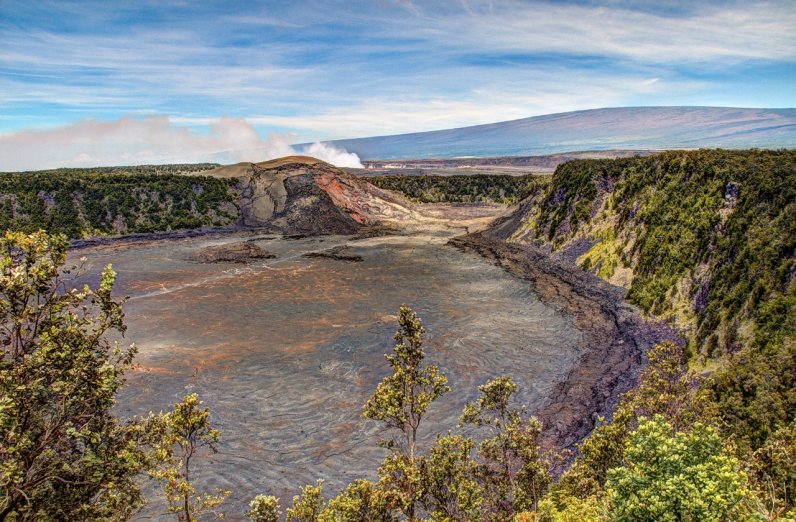 Kīlauea Iki Crater at Hawai'i Volcanoes National Park