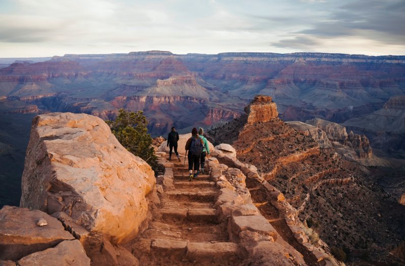 View on top of Grand Canyon National Park