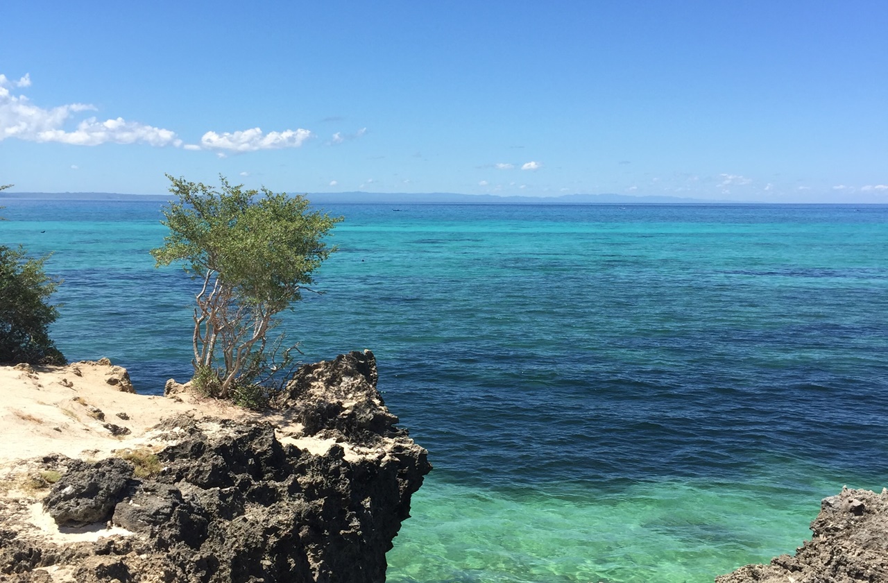 Cebu Bantayan Island cliff in Cebu