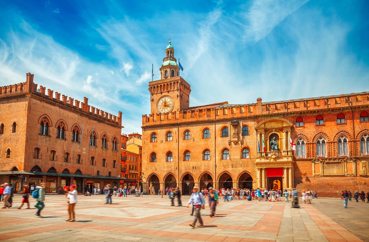 Piazza Maggiore Piazza Maggiore in Bologna